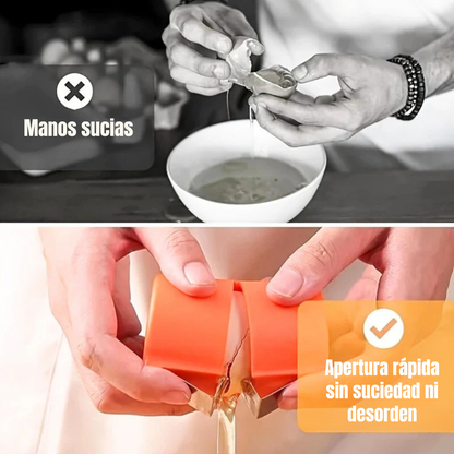 Abridor de huevos moderno: sencillo, rápido y sin complicaciones