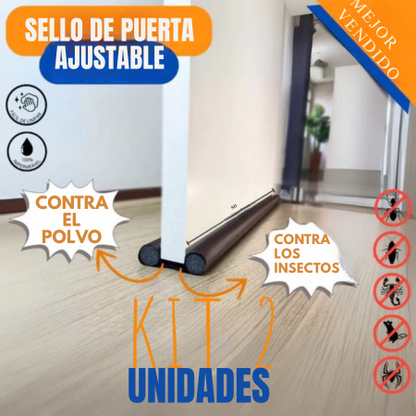 ¡Elimina polvo, ruido e insectos! 2 Protectores de Puerta VedaMax por el precio de 1 – Solo HOY