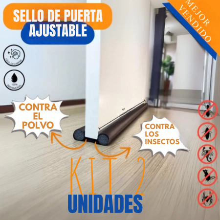 ¡Elimina polvo, ruido e insectos! 2 Protectores de Puerta VedaMax por el precio de 1 – Solo HOY
