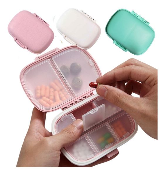 Super Organizador de pastillas portátil - 8 rejillas (Compre 1 y llévese 2)+envío gratis